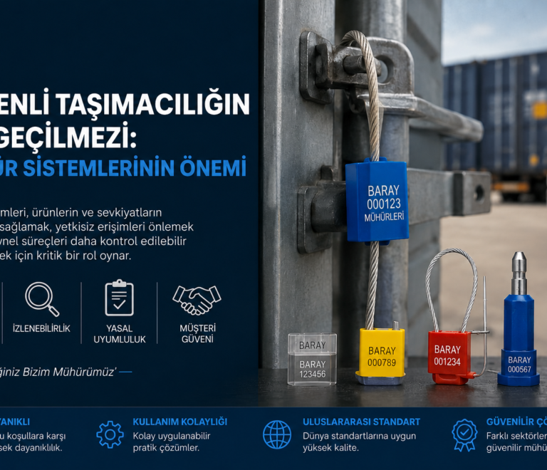 Güvenli Taşımacılığın Vazgeçilmezi: Mühür Sistemlerinin Önemi